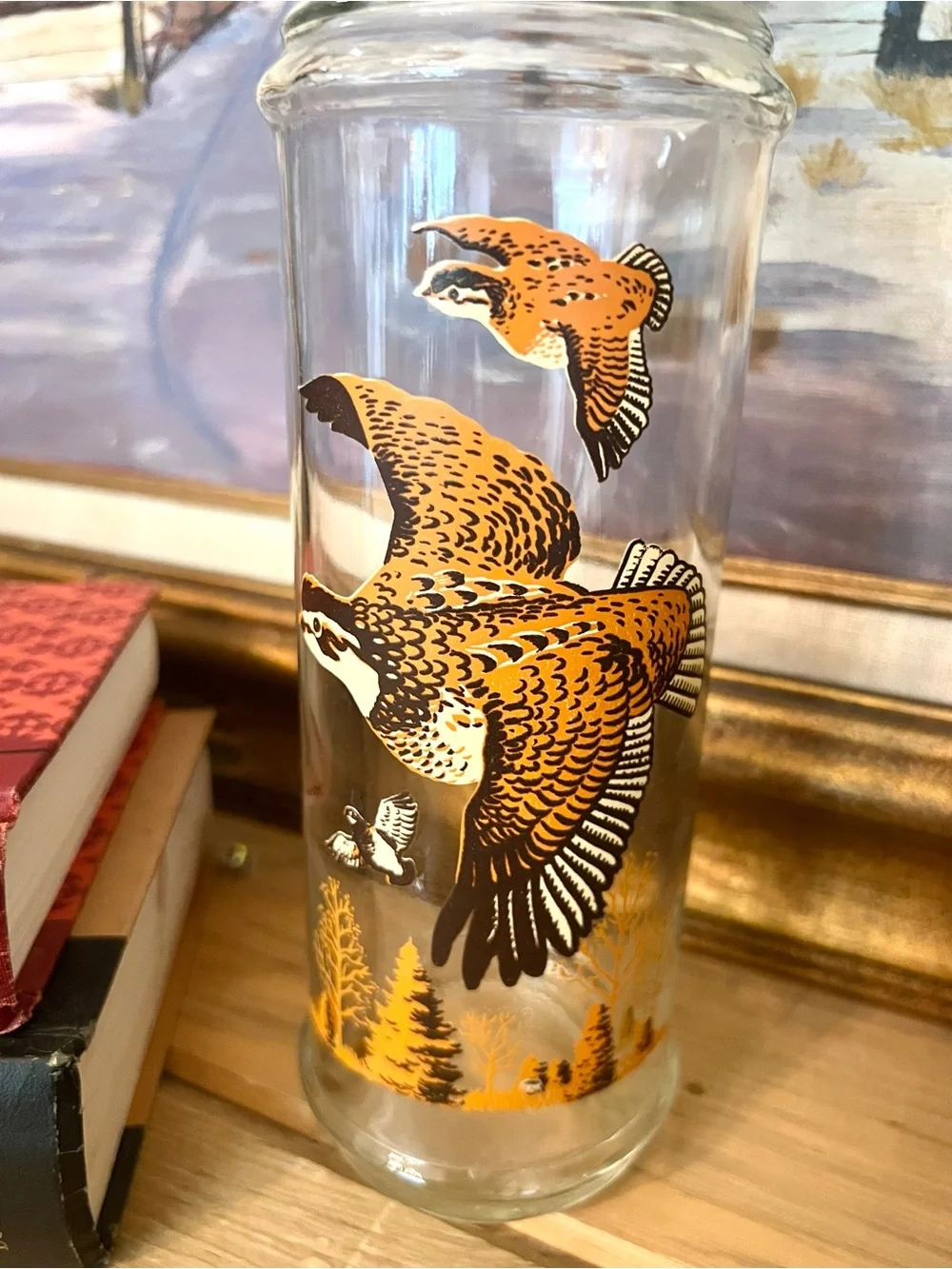 Vintage 1967 CABIN STILL Sportsman Collection Liquor Bottle/Decanter Barware